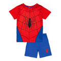Bleu - Rouge - Front - Spider-Man - Ensemble de pyjama court - Garçon
