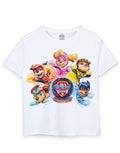 Blanc - Front - Paw Patrol: The Mighty Movie - T-shirt - Enfant
