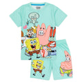 Bleu - Front - SpongeBob SquarePants - Ensemble de pyjama court - Enfant