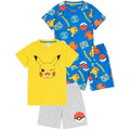 Multicolore - Front - Pokemon - Ensemble de pyjama court - Enfant
