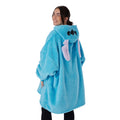Bleu - Back - Lilo & Stitch - Sweat à capuche couverture - Femme