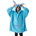 Bleu - Lifestyle - Lilo & Stitch - Sweat à capuche couverture - Femme