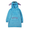 Bleu - Front - Lilo & Stitch - Sweat à capuche couverture - Femme