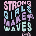 Noir - Side - Barbie - Sweat à capuche STRONG GIRLS MAKE WAVES - Fille