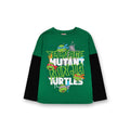 Vert - Front - Teenage Mutant Ninja Turtles - T-shirt - Garçon