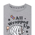 Gris - Back - Pusheen - T-shirt ALL WRAPPED UP - Femme
