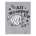 Gris - Side - Pusheen - T-shirt ALL WRAPPED UP - Femme