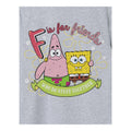 Gris chiné - Side - SpongeBob SquarePants - T-shirt F IS FOR FRIENDS - Fille