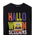 Noir - Back - SpongeBob SquarePants - T-shirt HALLOWEEN SCREAMS - Enfant