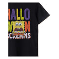 Noir - Side - SpongeBob SquarePants - T-shirt HALLOWEEN SCREAMS - Enfant