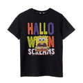 Noir - Front - SpongeBob SquarePants - T-shirt HALLOWEEN SCREAMS - Enfant