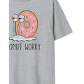 Gris chiné - Side - SpongeBob SquarePants - T-shirt DONUT WORRY - Femme