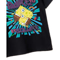 Noir - Side - SpongeBob SquarePants - T-shirt DARE TO BE SQUARE - Garçon