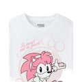 Blanc - Side - Sonic The Hedgehog - T-shirt AMY'S BUBBLEGUM - Femme