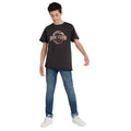 Gris - Side - Amplified - T-shirt ON THE RUN - Enfant