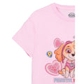 Rose - Back - Paw Patrol - T-shirt PAWSITIVE VIBES ONLY - Fille