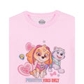 Rose - Side - Paw Patrol - T-shirt PAWSITIVE VIBES ONLY - Fille