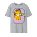 Gris - Front - Garfield - T-shirt COLLEGIATE - Homme