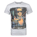Gris - Front - Terminator - T-shirt - Homme