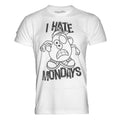Blanc - Front - Goodie Two Sleeves - T-shirt HATE MONDAYS - Homme