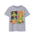 Gris - Front - Teenage Mutant Ninja Turtles - T-shirt BOO CREW - Enfant