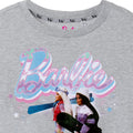 Gris chiné - Side - Barbie - T-shirt MERRY & BRIGHT - Fille
