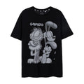 Noir - Front - Garfield - T-shirt GREYSCALE - Homme