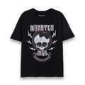 Noir - Front - Monster High - T-shirt WORLD TOUR - Femme