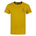 Jaune - Front - Star Trek - T-shirt UNIFORM COMMAND MEDICAL SECURITY - Homme