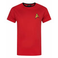Rouge - Noir - Front - Star Trek - T-shirt - Homme