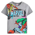 Gris - Front - Marvel Avengers - T-shirt - Garçon