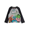 Noir - Back - Marvel Avengers - Ensemble de pyjama long - Garçon