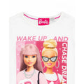 Rose - Blanc - Lifestyle - Barbie - Ensemble de pyjama court - Fille