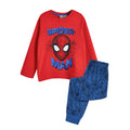 Bleu - Rouge - Front - Spider-Man - Ensemble de pyjama long - Garçon