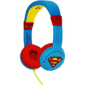 Bleu - Rouge - Jaune - Front - Superman - Casque supra-auriculaire - Enfant