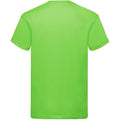 Vert fluo - Back - Fruit Of The Loom  - T-shirt manches courtes - Homme