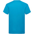 Bleu azur - Back - Fruit Of The Loom  - T-shirt manches courtes - Homme