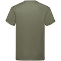 Vert kaki - Side - Fruit Of The Loom  - T-shirt manches courtes - Homme