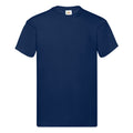 Bleu marine - Front - Fruit Of The Loom  - T-shirt manches courtes - Homme