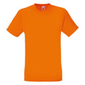 Orange - Front - Fruit Of The Loom  - T-shirt manches courtes - Homme