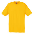 Jaune - Front - Fruit Of The Loom  - T-shirt manches courtes - Homme