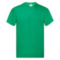 Vert - Front - Fruit Of The Loom  - T-shirt manches courtes - Homme