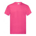 Fuchsia - Front - Fruit Of The Loom  - T-shirt manches courtes - Homme