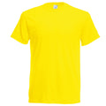 Jaune vif - Front - Fruit Of The Loom  - T-shirt manches courtes - Homme