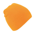 Orange fluo - Front - Beechfield - Bonnet tricoté uni