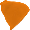 Orange fluo - Back - Beechfield - Bonnet tricoté uni
