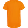 Orange néon - Back - SOLS - T-shirt de sport uni - Enfant unisexe