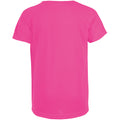 Rose néon - Back - SOLS - T-shirt de sport uni - Enfant unisexe