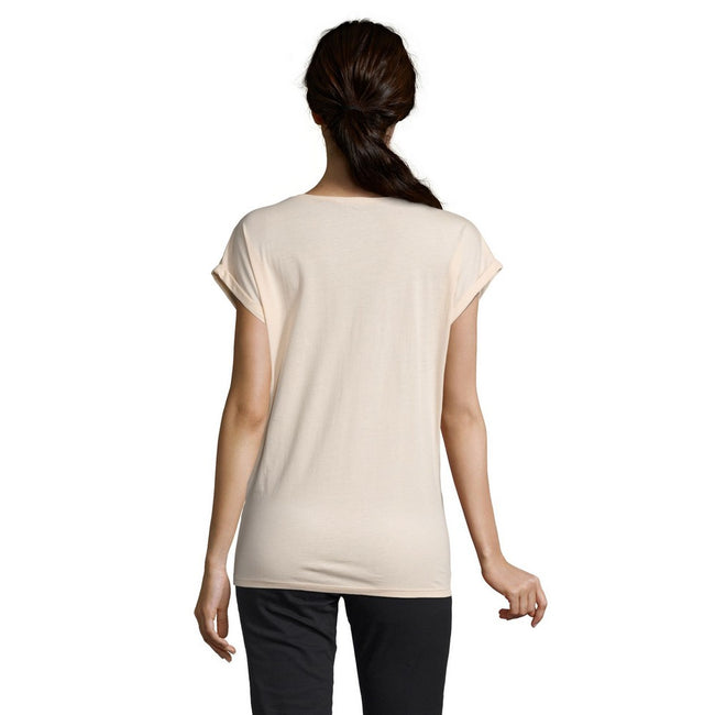 Rose pâle - Pack Shot - SOLS - T-shirt manches courtes MELBA - Femme