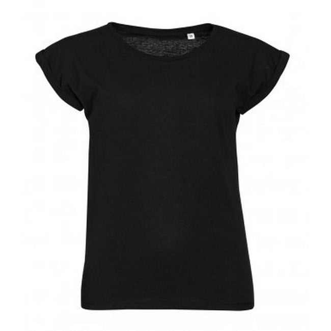 Noir - Front - SOLS - T-shirt manches courtes MELBA - Femme